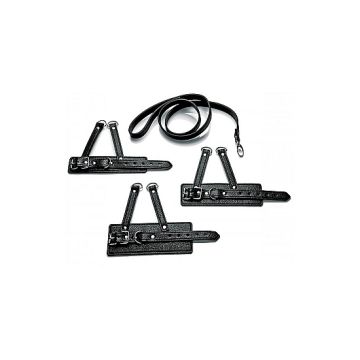Leren Ballstretcher Training Set - Zwart