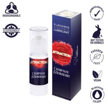 Glijmiddel Attractie Champagne Aardbei 50ml