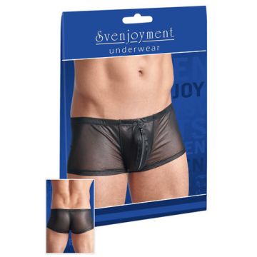Mannenboxer Met Rits - Zwart