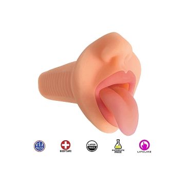 Masturbator met Mondje Vibrerend 