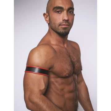 Mister B Biceps Band - Zwart / Rood