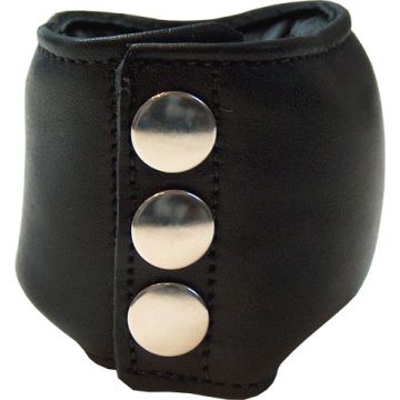 Mister B Leren Ball Stretcher met Gewicht - Zwart