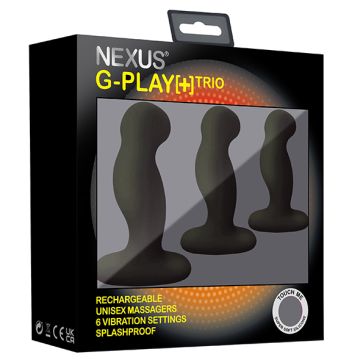 Nexus - G-Play Trio Plus Unisex Vibrator S/M/L Zwart
