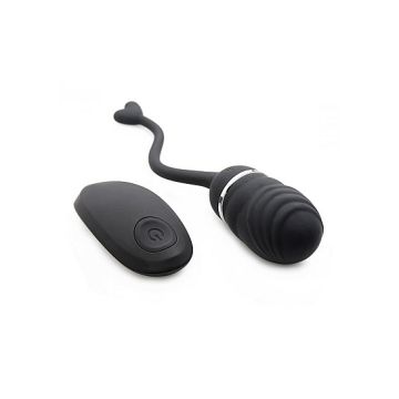 O-Bomb Oplaadbare Remote Control Egg Vibrator - Zwart