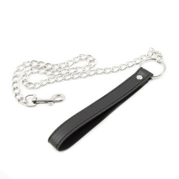 Zwarte riem met ketting