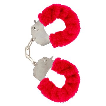 Pluchen Handboeien - Rood