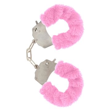 Pluchen Handboeien - Roze