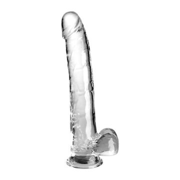 Realistische Dildo King Cock 30 cm - Transparant