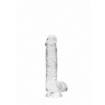 Realistische Dildo - Realrock Crystal - 16.50cm Lang