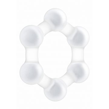 Rekbare Cockring met Gewicht No. 83 - Transparant