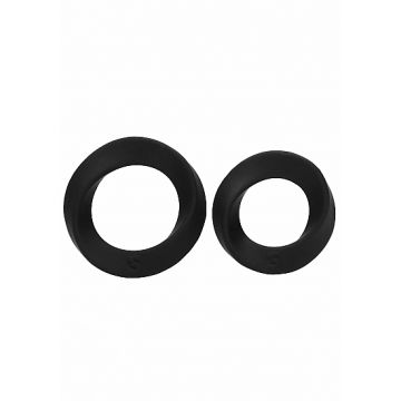 Rekbare Cockring Set No. 86 - Zwart