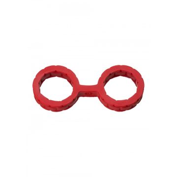 Rode Japanse Bondage Siliconen Boeien - Small