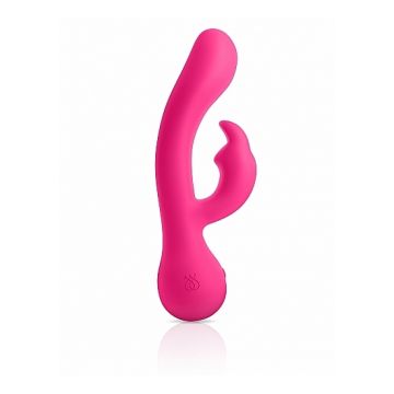 Roze Flexibele Rabbit Vibrator - Ruby