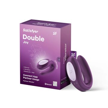 Satisfyer Double Joy App-Connect - Paars
