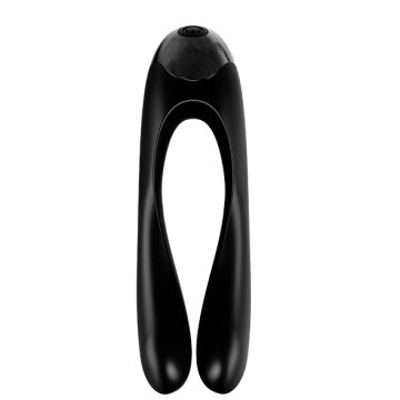 Satisfyer - Candy Cane Vinger Vibrator Zwart