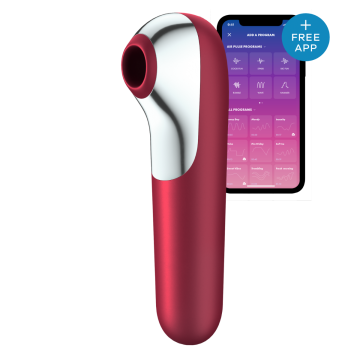 Satisfyer - Dual Love Air Pulse Vibrator Rood
