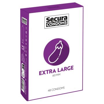 Secura Extra Large Condooms - 48 Stuks