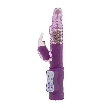 Paarse Rabbit Vibrator - 22 cm