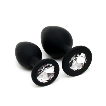 Siliconen Buttplug Set met Kristal - Zwart-siliconen-buttplug-set-met-kristal-zwart-zk.jpg
