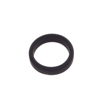 Rekbare Siliconen Cockring - Zwart