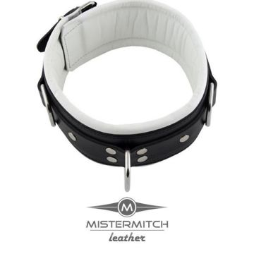 Leren Slavenhalsband Zwart/Wit - 7.50cm-slavenhalsband-zwart-wit-gevoerd-6-50cm.jpg