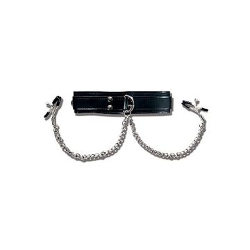 Sportsheets- Halsband met tepelkemmen