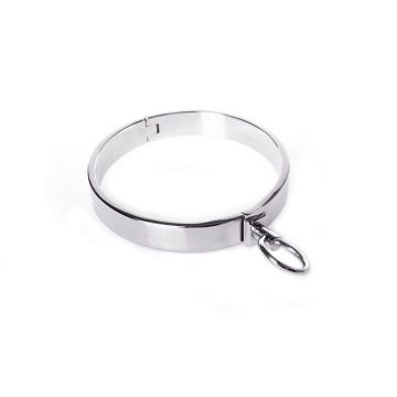 Stalen Halsband Zonder Sleutel - Zilver