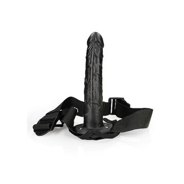 Strap On met Holle Dildo 25 cm - Zwart