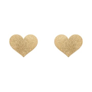 Flash Heart Tepelstickers - Goud