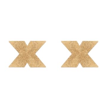 Flash Cross Tepelstickers - Goud