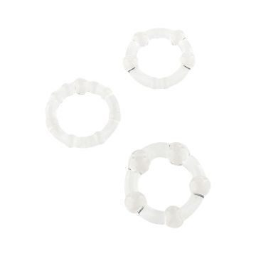 Transparante Rekbare Cockringen - Set van 3