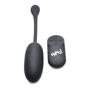 Trilei met Afstandsbediening Plush Egg - Zwart