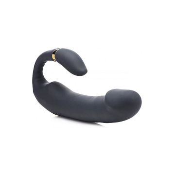 Vibrator met Clit Stimulator Pleasure - Zwart