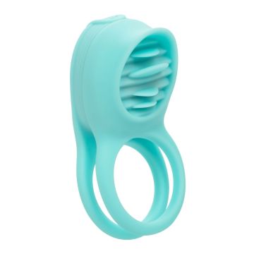 Vibrerende Cockring French Kiss Enhancer - Groen