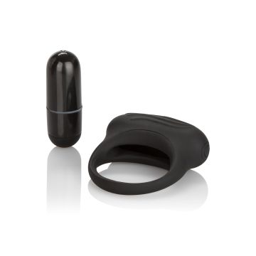 Vibrerende Cockring met Verwijderbare Bullet