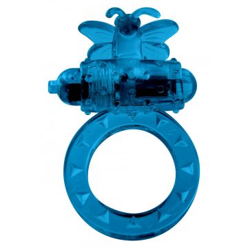 Vibrerende Penisring Flutter - Blauw