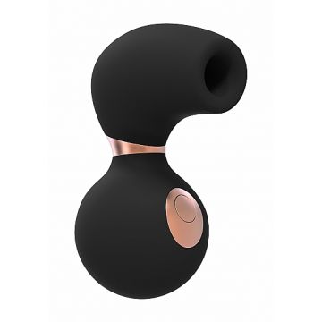 Irresistible Zuigende Vibrator Invincible - Zwart