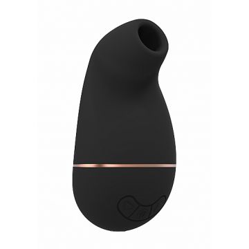 Irresistible Zuigende Vibrator Kissable - Zwart