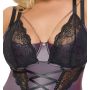 Cottelli Collection Jarretel Body Kant - Paars-cottelli-collection-jarretel-body-kant-zwart-5.jpg
