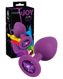 Jewel Paarse Anaal Plug