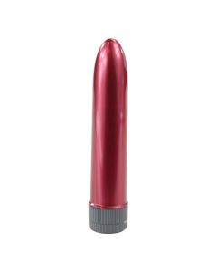 Kleine vibrator glanzend rood