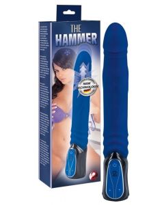Blauwe Stotende Vibrator - The Hammer