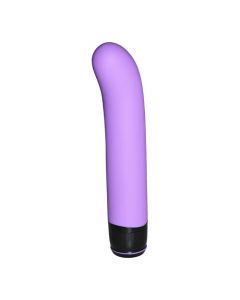 Siliconen G-spot vibrator paars