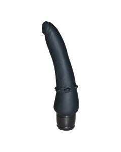Siliconen zwarte anaal vibrator