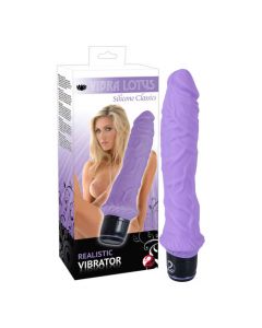 Grote paarse vibrator siliconen