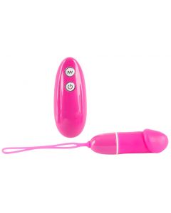Vibro-Bullet Penisvorm + Afstandsbediening - Roze setje