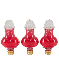 Likeur penisfles smaakmix - 3 stuks
