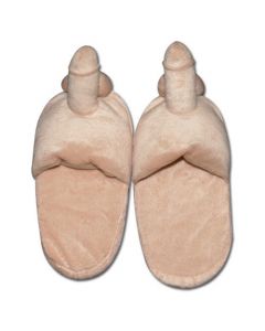 Pluche penis sloffen