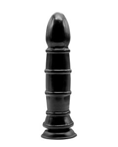 Grote Buttplug met Ribbels & Zuignap staand