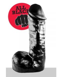 All Black Barry Dildo - 24.5 cm